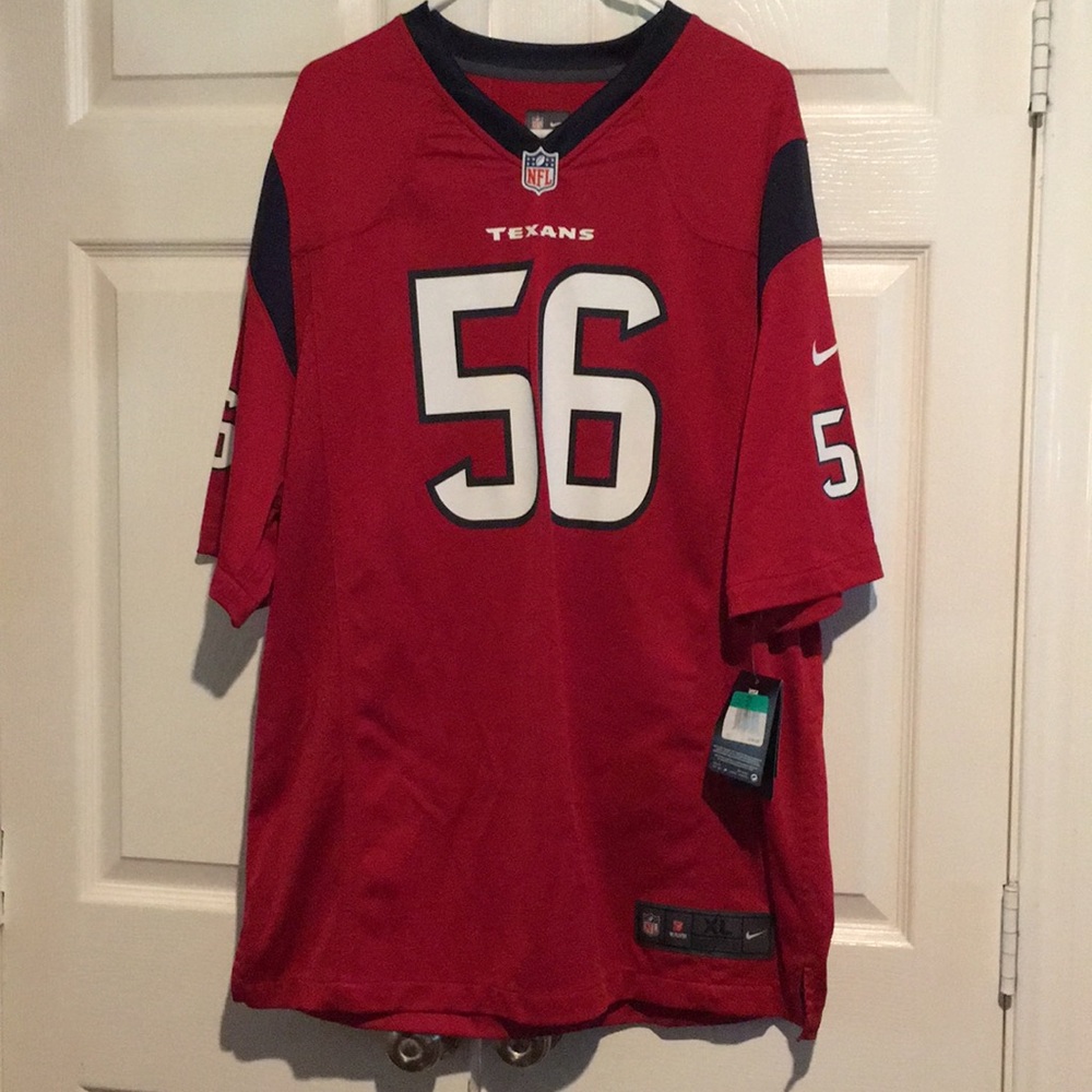 Texans 56 Cushing tee NWT